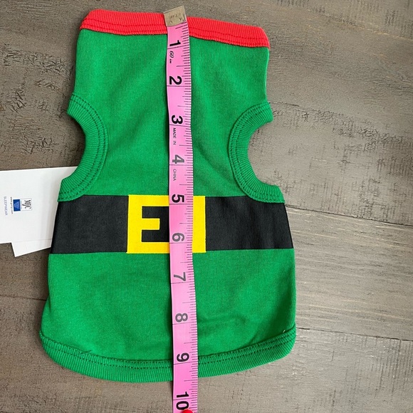 Secret Santa Holiday Elf Dog Pajama - Picture 4 of 5